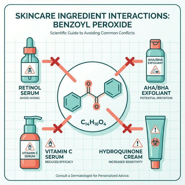 Benzoyl Peroxide: 4 Ingredients to Never Combine