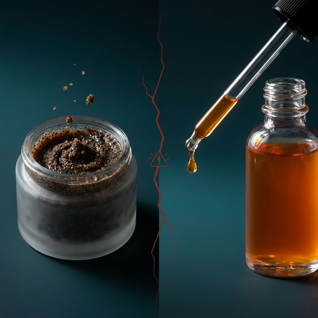 Face Scrub + Retinol: Why This Combo Damages Skin